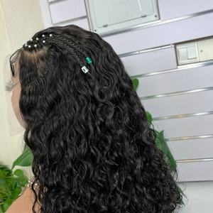 Peluca de Cabello Humano 100% Virgen con Ondas de Agua 13*4, Color Natural, Super Doble Trama - Product Image 2
