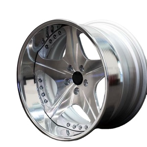 Jantes forgées personnalisées LSGZL, deux pièces, polies/brossées, 18, 20, 22, 24 pouces, 5x127, 5x130, pour voitures de classe F, Chevrolet, <span class=keywords><strong>Oldsmobile</strong></span> - Product Image 1