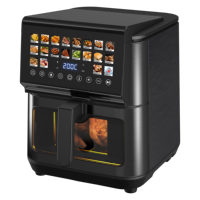 Fabricant d'appareils électroménagers pour la cuisine, friteuse à air numérique électrique 9L en acier inoxydable, friteuse à air intelligente, vente en gros d'usine