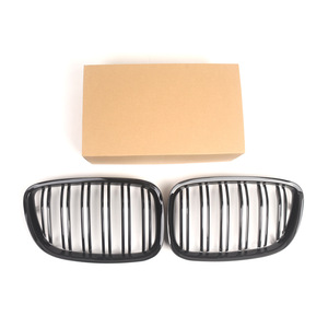 Parrilla Delantera Doble Línea en Negro Brillante para BMW Serie 5 F07GT, Plástico ABS para Mejora y Reequipamiento - Product Image 4