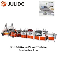 Machine de fabrication de matelas en spirale 4D POE Air Fiber Spinneret pour camping extérieur, ligne d'extrusion PE PP, machine à matelas en spirale 150-300kg/h