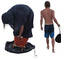 Tapis de change pour combinaison de plongée personnalisé, sac étanche – Évite les salissures et les odeurs dans la voiture après le surf – Nylon imperméable durable