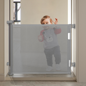 Barrières rétractables de sécurité pour bébés certifiées EN/ASTM pour chiens jusqu'à 140 cm de large, intérieur et extérieur - Product Image 5