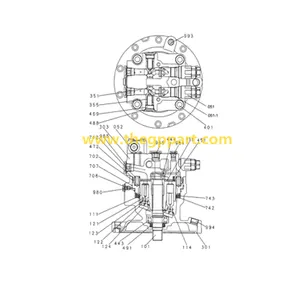 Xcg 210-8 Swing Gearbox