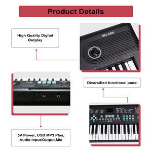 <span class=keywords><strong>Piano</strong></span> numérique portable BD MUSIC BD-600 à 61 touches, instruments de musique, clavier électronique, orgue électrique - Product Image 2