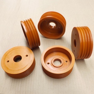 เครื่องดึงลวด รุ่นมาตรฐาน รอกเบกาไลต์ร่องยูสีแดง ขนาด 65*25 - Product Image 2