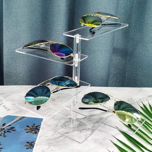 <span class=keywords><strong>4</strong></span>-<span class=keywords><strong>Layer</strong></span> Acrílico Transparente Óculos <span class=keywords><strong>Display</strong></span> Stand Racks Prateleira Óculos De Sol Contador <span class=keywords><strong>Display</strong></span> Stand Suporte De Armazenamento De Óculos - Product Image 3