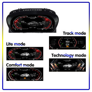 12.3 "quadro strumenti digitali per BMW <span class=keywords><strong>serie</strong></span> 5 E60 E61 <span class=keywords><strong>2002</strong></span> - 2009 CCC Virtual Cockpit LCD pannello tachimetro misuratori di tachimetro - Product Image 4