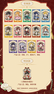 28 Cajas al por Mayor Yuewen Goods The King's <span class=keywords><strong>Avatar</strong></span> Serie Mascarada Insignia de Lata Caja Sorpresa Colección Misteriosa para Juguetes y Regalos - Product Image 6