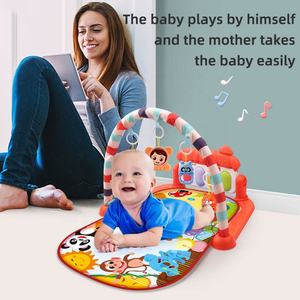 Ksf oem מותאם אישית הצעה מיוחדת משחק שמיכה התינוק פעילות חדר כושר מחצלת פסנתר עם צעצועי רעשן בעלי חיים - Product Image 6