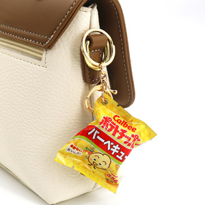 Portachiavi in plastica a forma di snack in stile influencer giapponese e coreano, ciondolo per borsa a forma di caramella al cioccolato Heatwave, premio per Claw Machine - Product Image 2