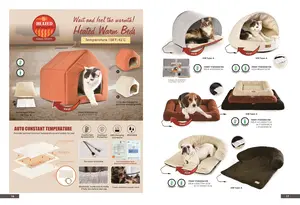 Petstar تصميم جديد القطط مقنعين في الأماكن المغلقة تدفئة السرير الكهربائية سرير الحيوانات الأليفة