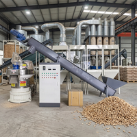 CE 8ème génération Granulateur vertical à matrice annulaire en acier inoxydable pour granulés de bois, sciure et branches, avec moteur et roulement, 380V, 800-4000kg/h