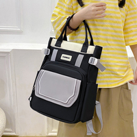 Sac à dos de voyage pour étudiants à grande capacité avec fermeture éclair, sac à dos décontracté polyvalent à grande capacité, sacs d'école