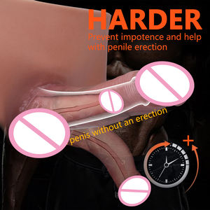 Sxxy Herbruikbare Realistische Penis Sleejaculatie Ejaculatie Cock Sex Product Voor Mannen Verlengde Zachte Cock Cover Real Siliconen Dildo - Product Image 6