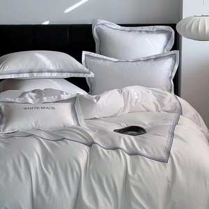 Hot Bán Hàng Sang Trọng Chất Lượng Nữ Hoàng Kích Thước Bộ Đồ Giường Set 100% Cotton Tinh Tế Thêu Thoải Mái Chăn Bìa Và Comforter - Product Image 2