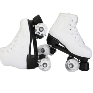 Scarpe a rotelle per pattinaggio su pista di pattinaggio lampeggianti di qualità durevole all'ingrosso comode scarpe da pattini a rotelle deby quad - Product Image 1