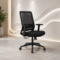 Kursi jaring ergonomis Rumah & kantor Modern KOHO Zhejiang dengan sandaran tangan bahan aluminium untuk penggunaan komputer di sekolah & Rumah Sakit