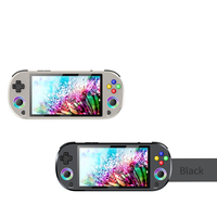 JJ 2025 NOUVEAU M22 Pro Console de jeu portable rétro 5 pouces HD IPS 64 Go 10000 jeux intégrés Système d'exploitation Linux