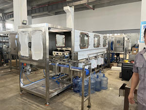 Tambor de barril grande completamente automático Línea completa de producción de agua mineral de 5 galones - Product Image 3