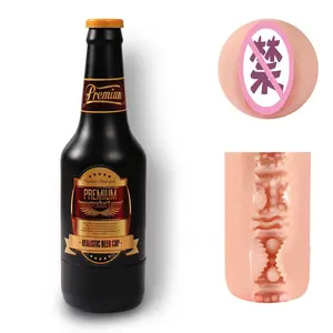 Neue Bier Flasche Pussy Tasche Sex Spielzeug Für Mann Masturbation Tasse Männliche Masturbation flasche