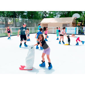 Carreaux de patinoire de hockey sur glace Syntetic Christmas Skating Miniature Dasher Board - Product Image 2