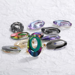 Xichuan brillant Helios en forme de K9 pendentif en verre 13*20mm parfait pour fille ami cadeau fabrication de bijoux collier boucle d'oreille broche - Product Image 3
