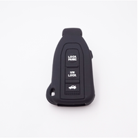Housse de protection de clé en silicone pour voiture Lexus LS430 2002-2006, clé à distance intelligente Prox, clé OEM sans clé, télécommande à 3 boutons, style automobile