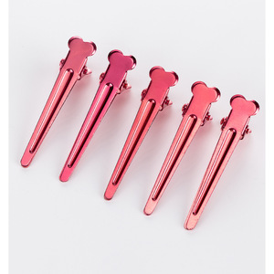 Pinces à cheveux en métal de 10 cm, forme crocodile, bouche plate, outils de beauté multifonctions, usage quotidien - Product Image 2