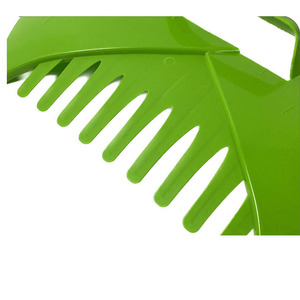 Râteau à feuilles manuel en plastique de qualité supérieure <span class=keywords><strong>pour</strong></span> ramasser les feuilles, les débris et l'herbe - Product Image 1