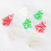 Perles en résine de Noël 8,5x12,5 mm à coller sur les vêtements et perles plates à coller sur les ongles comme décoration, vente chaude
