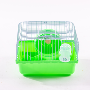 Jaula de Plástico para Hámster con Rueda de Ejercicio, Comedero, Escaleras, Tobogán, Bebedero, Pequeño Castillo, Caja de Transporte, Casa para Hámster - Product Image 2