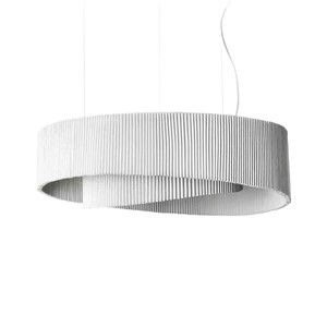 Lustre rond moderne minimaliste Arturo Alvarez Anel, blanc, LED, pour salle à manger - Product Image 5