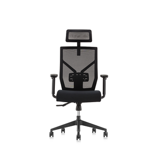 Chaise <span class=keywords><strong>de</strong></span> <span class=keywords><strong>bureau</strong></span> moderne réglable à dossier haut en maille avec <span class=keywords><strong>protection</strong></span> lombaire pour salles <span class=keywords><strong>de</strong></span> conférence des employés - Product Image 2