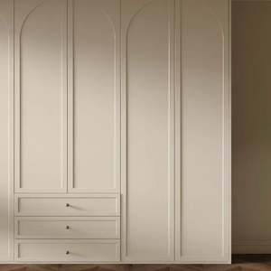 Mueble de Madera Moderno para Ropa, Modelo SNLFEIER 0005, Diseño de Paneles, Mueble Comercial para Hotel, Centro Comercial, Hogar, Oficina, Supermercado - Product Image 6