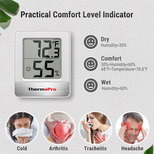 Thermopro TP49 Nauwkeurige Kamer Digitale Hygrometer Indoor Thermometer Temperatuur - Product Image 4