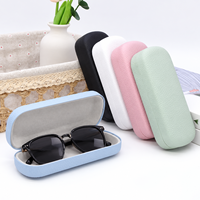 Étui à lunettes en cuir PU multicolore personnalisé, étui rigide portable pour lunettes de soleil, boîte de rangement pour voyage, maison, bureau