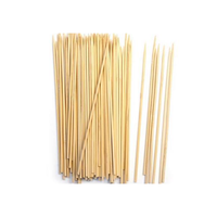 Brochettes en bambou naturel de qualité supérieure, écologiques, de différentes longueurs, pour aliments, emballage pratique, outils de barbecue