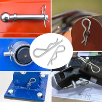 Wholesale M1.6-M3.5 Metal Stainless Steel 304 R-clip Spring Hairpin Retaining Cotter Pins R Clips