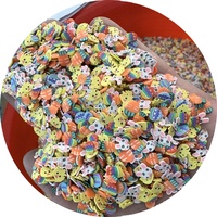 Vente en gros d'argile polymère de Pâques arrose les tranches d'argile d'oeufs de carotte de lapin pour le remplissage de tasses de Slime et Snowglobe