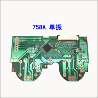 Carte de circuit imprimé à double moteur ZQDZ-P2-758B-3D-V1.0 pour la réparation et le remplacement de la carte mère du joystick de la manette PS2