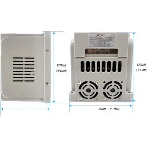 มอเตอร์ควบคุมความเร็วรอบ Wozun VFD 1.5 กิโลวัตต์ สามเฟส สำหรับใช้งานในอุตสาหกรรม - Product Image 5