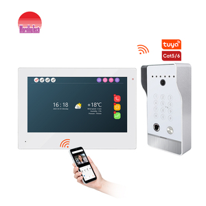 7 inch an ninh wifi Báo động PIR thông minh <span class=keywords><strong>Video</strong></span> <span class=keywords><strong>intercom</strong></span> Vòng chuông cửa <span class=keywords><strong>video</strong></span> IP cửa điện thoại với máy ảnh - Product Image 1