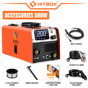 Machine à souder HITBOX HBM200 3in1 MMA/STICK/ARC/LIFT <span class=keywords><strong>TIG</strong></span>/<span class=keywords><strong>gaz</strong></span> <span class=keywords><strong>argon</strong></span>/fourré MIG - Product Image 6