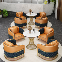 Chaise simple en cuir moderne avec coussin de jambes d'or pour la maison appartement hôtel chambre salon style loisirs meubles en tissu