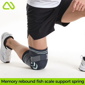 Chất lượng cao dệt kim khuỷu tay Miếng đệm đầu gối với Silicon Gel bền đầu gối hỗ trợ cho thể thao ngoài trời hoạt động chức năng bảo vệ - Product Image 5