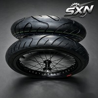 Kit de roues Supermoto avant et arrière de 17 pouces pour Talaria XXX X3 MX3 MX4 MX5 Sur-Ron Light Bee, jantes en aluminium CNC, pneus de route
