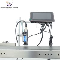 Imprimante jet d'encre intelligente IPS-9610 avec base de données Excel pour le codage de date, de codes-barres et de codes QR