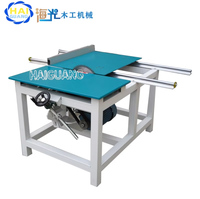 Scie à table verticale multifonctionnelle HAIGUANG 2,2 kW à double moteur pour le travail du bois, machine de découpe de panneaux 100 kg 220 V/380 V 0-45°