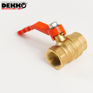 DEKKO Vanne à bille en laiton OEM personnalisée de 1/4 à 4 pouces conforme à la norme 13828-2015 du fabricant authentique avec support de base - Product Image 4